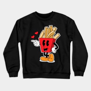 Matching Couple Burger Fries Perfect Pair 3a Crewneck Sweatshirt